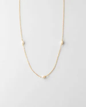 Trinity Pearl Necklace