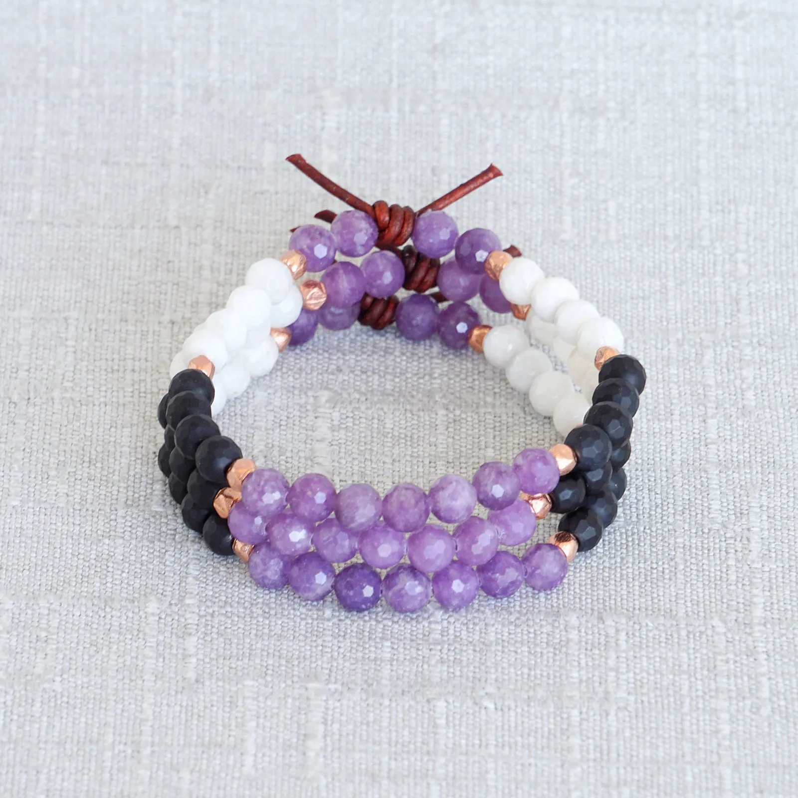 Until We Meet Again Bracelet - Lepidolite | A Bereavement Bracelet