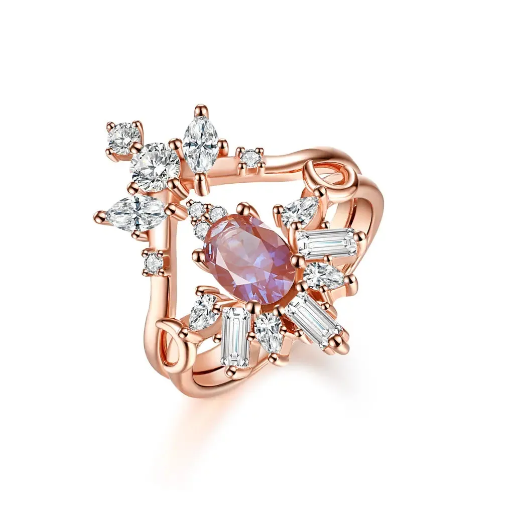 Victoria Ring Set - Deep Sea