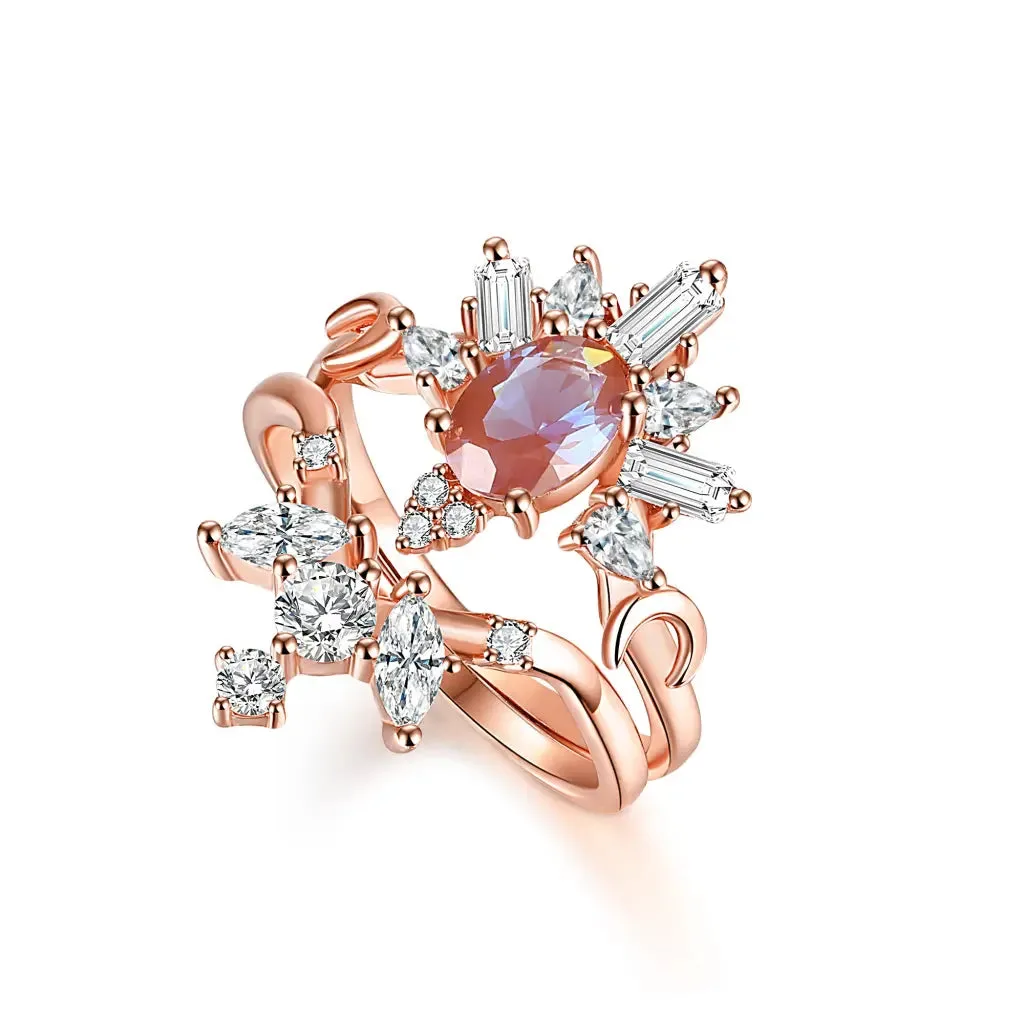 Victoria Ring Set - Deep Sea