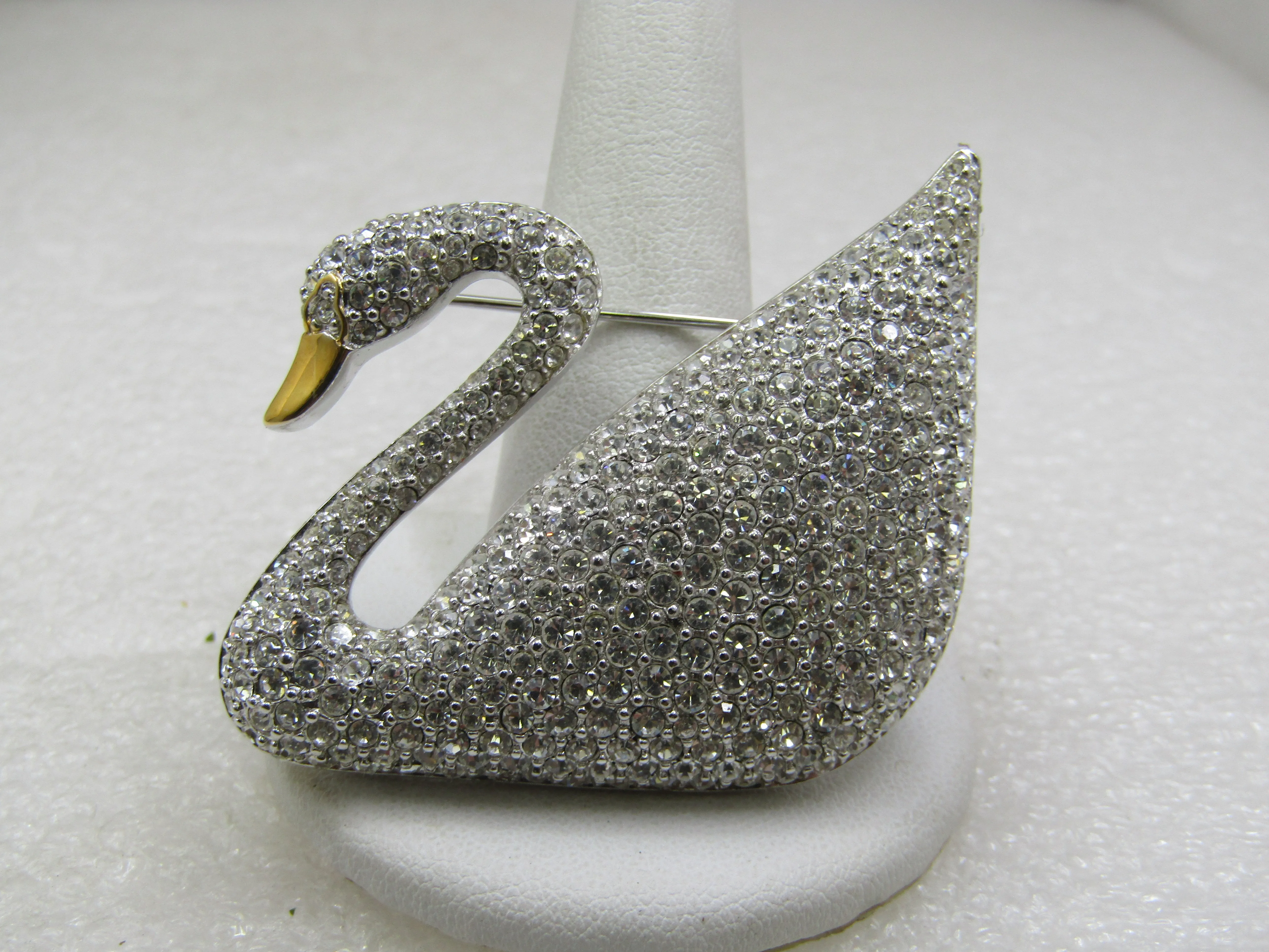 Vintage Swarovski Crystal Brooch Brooch, 1990's, 2.5"