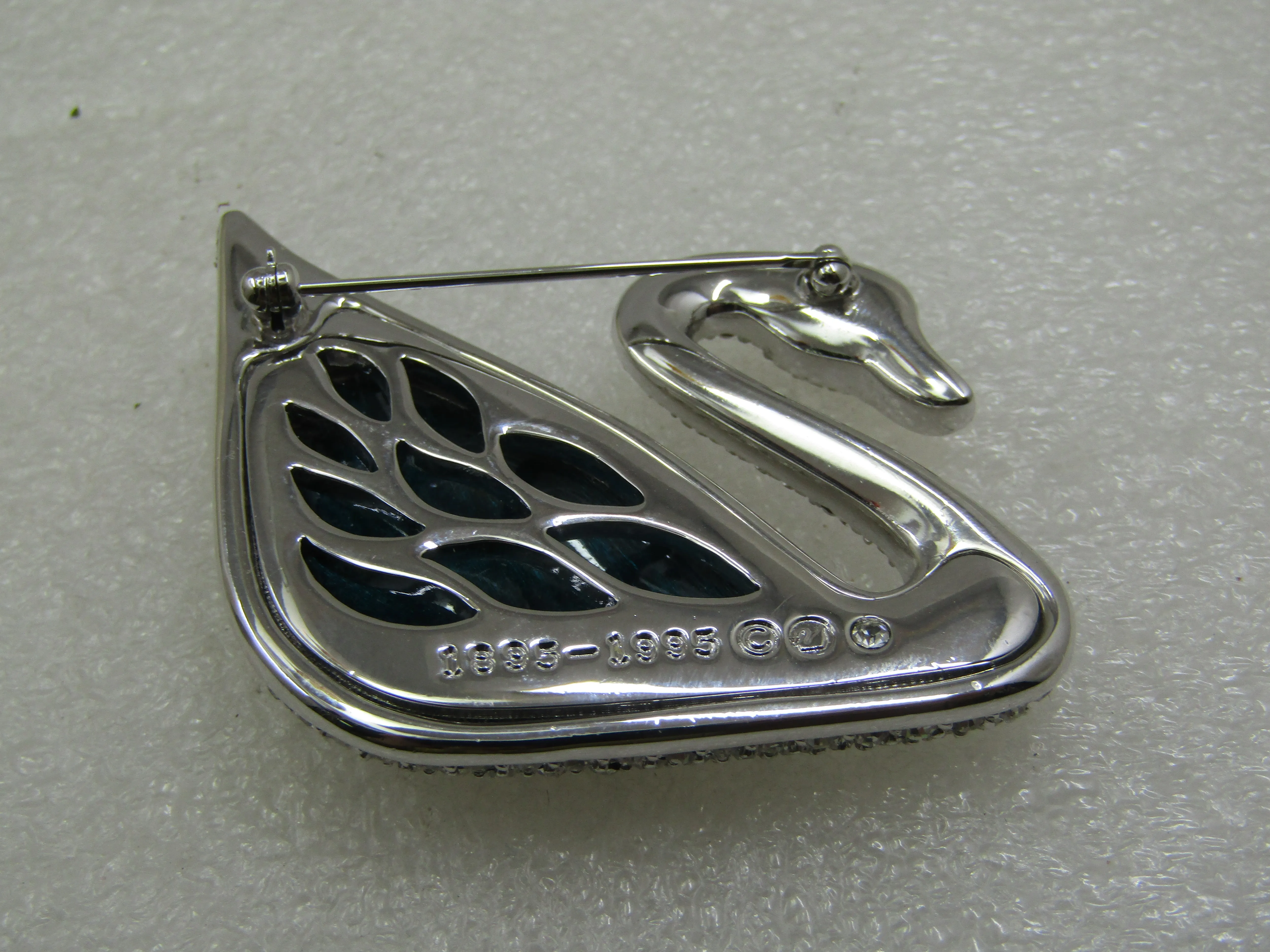 Vintage Swarovski Crystal Brooch Brooch, 1990's, 2.5"
