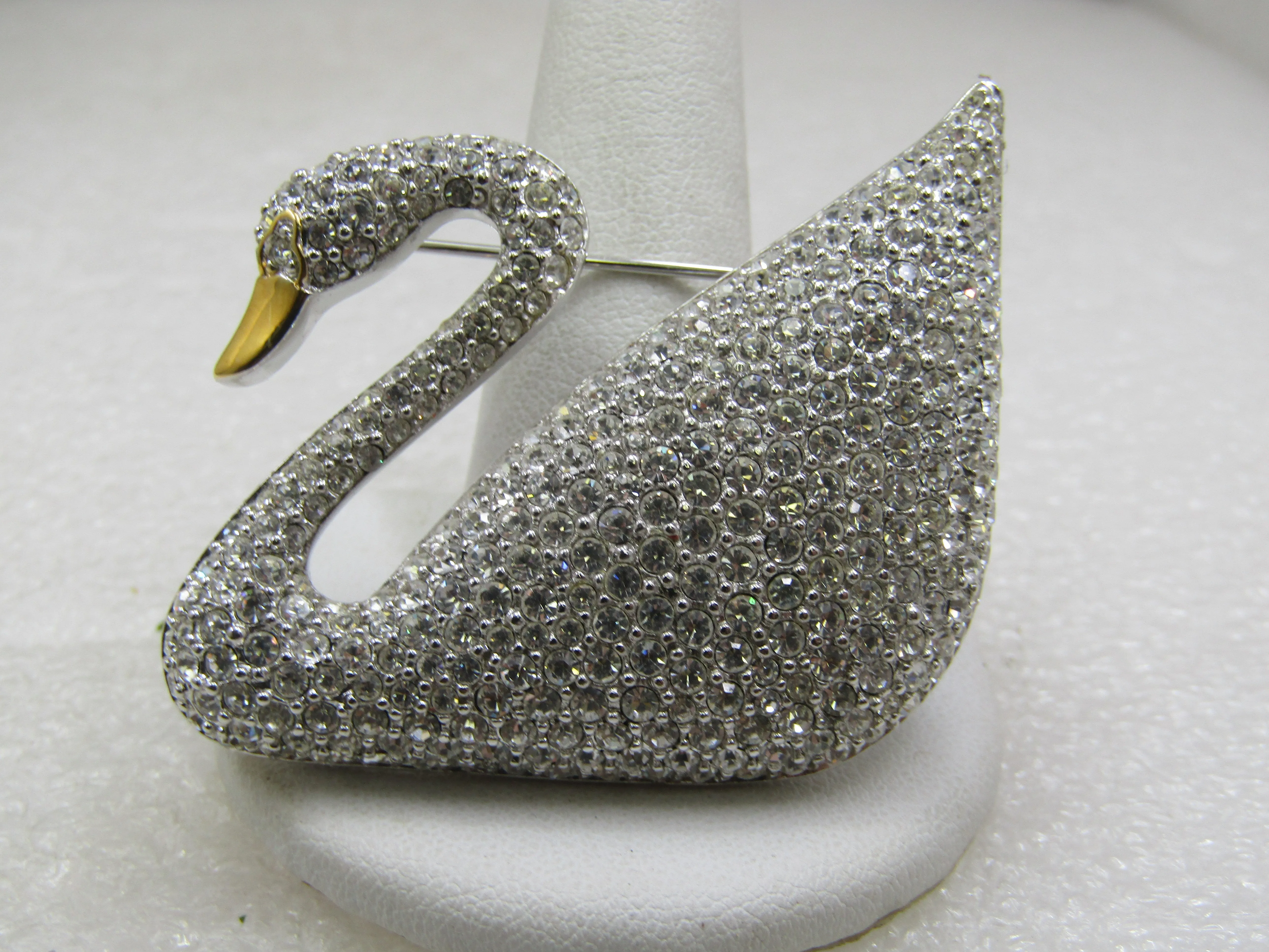 Vintage Swarovski Crystal Brooch Brooch, 1990's, 2.5"