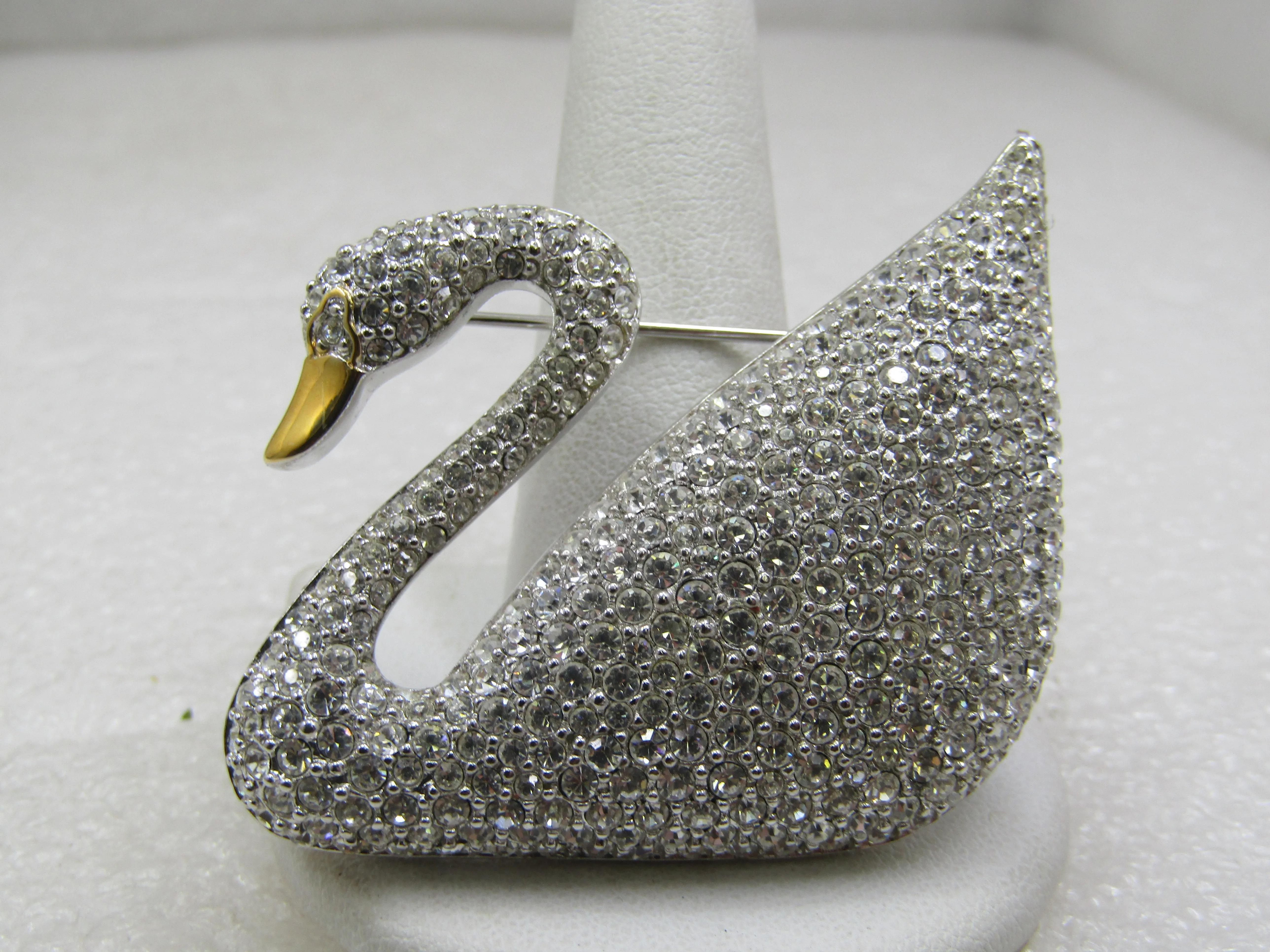 Vintage Swarovski Crystal Brooch Brooch, 1990's, 2.5"