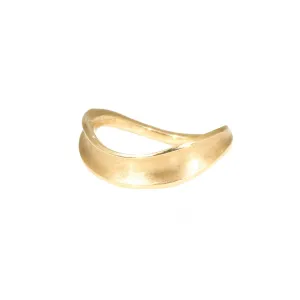 Wide Curvy Wedding Band