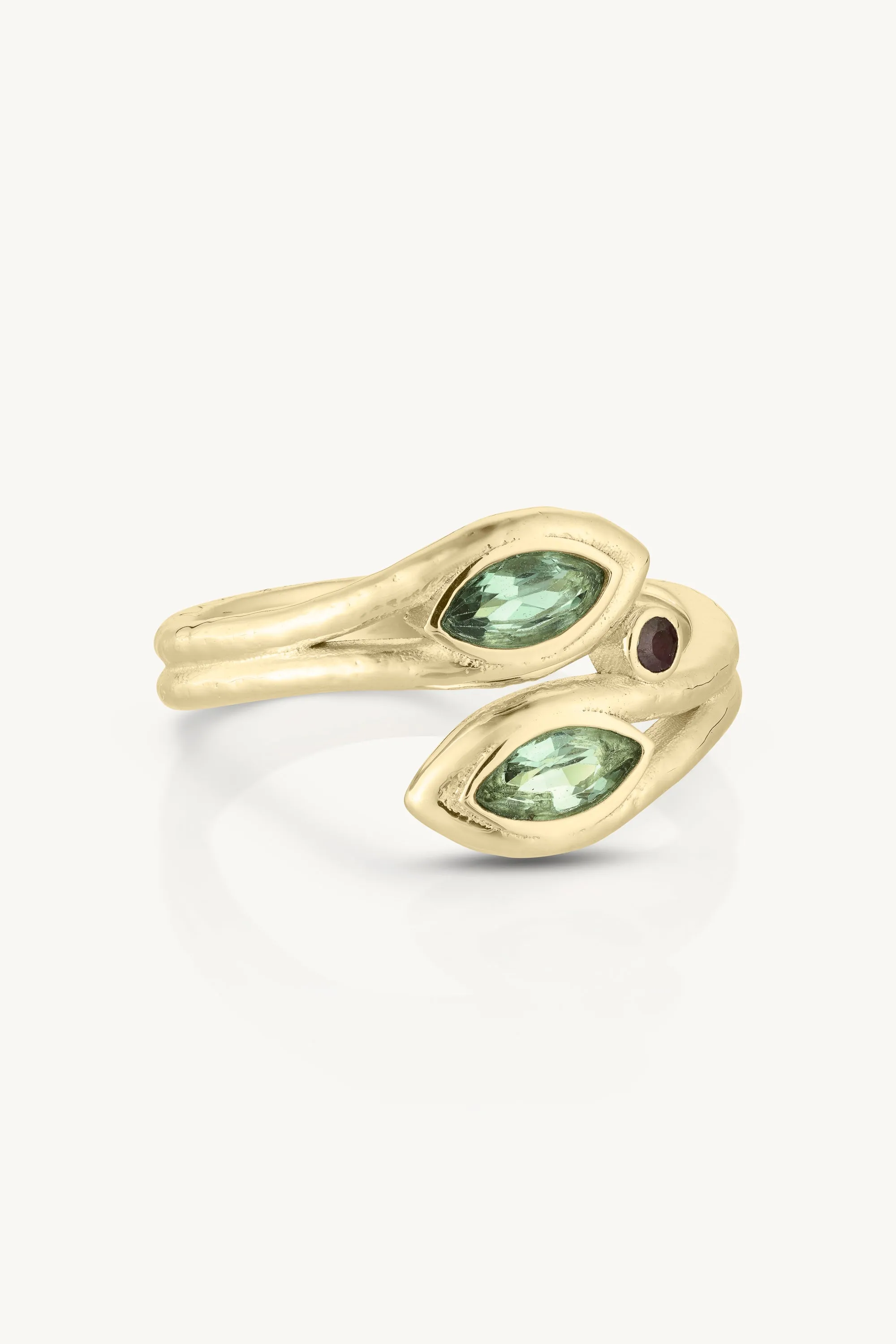 Zephyr Apatite Gold Ring